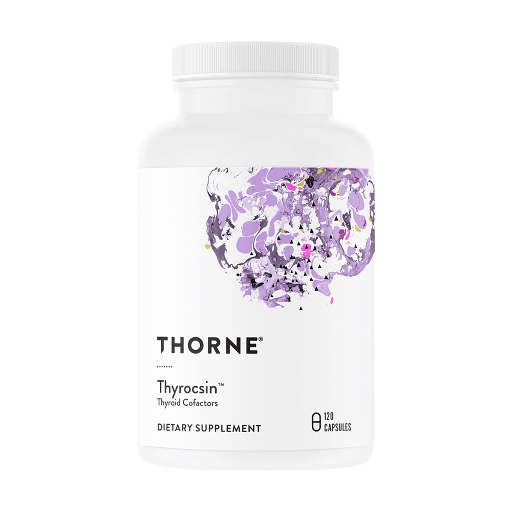 Підтримка щитовидної залози Thorne Research Thyrocsin, 120 капсул